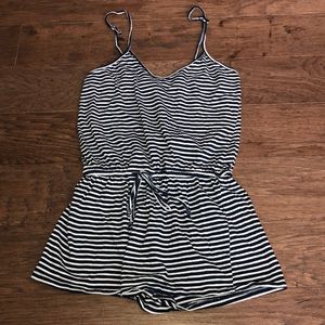striped romper